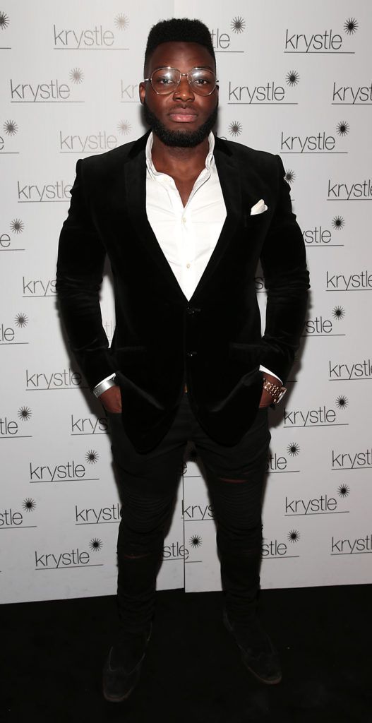 Manners Oshafi at the opening of Krystle Nightclub's new VIP Suite in Harcourt Street, Dublin (Pic Brian McEvoy).