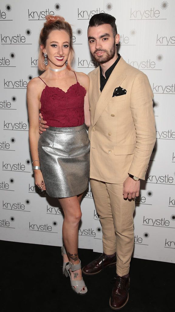 Nimah O Donoghue and Jake McCabe at the opening of Krystle Nightclub's new VIP Suite in Harcourt Street, Dublin (Pic Brian McEvoy).