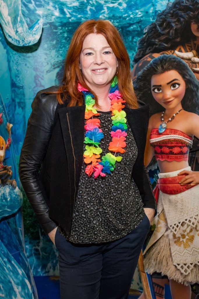 Blathnaid Ni Chofaigh pictured at the Disney Ireland Special preview screening of ‘Moana’ at Odeon Point Village. Moana will be released nationwide on Dec 2. Photo. Anthony Woods