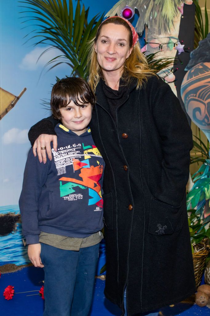 Chris and Aisling O'Neill pictured at the Disney Ireland Special preview screening of ‘Moana’ at Odeon Point Village. Moana will be released nationwide on Dec 2. Photo. Anthony Woods