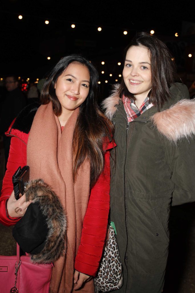 Pictured is Marian Dino and Laura Carey at the launch of EatYard, a new and innovative street food market space located next to The Bernard Shaw on 25/11/16. Picture Conor McCabe Photography