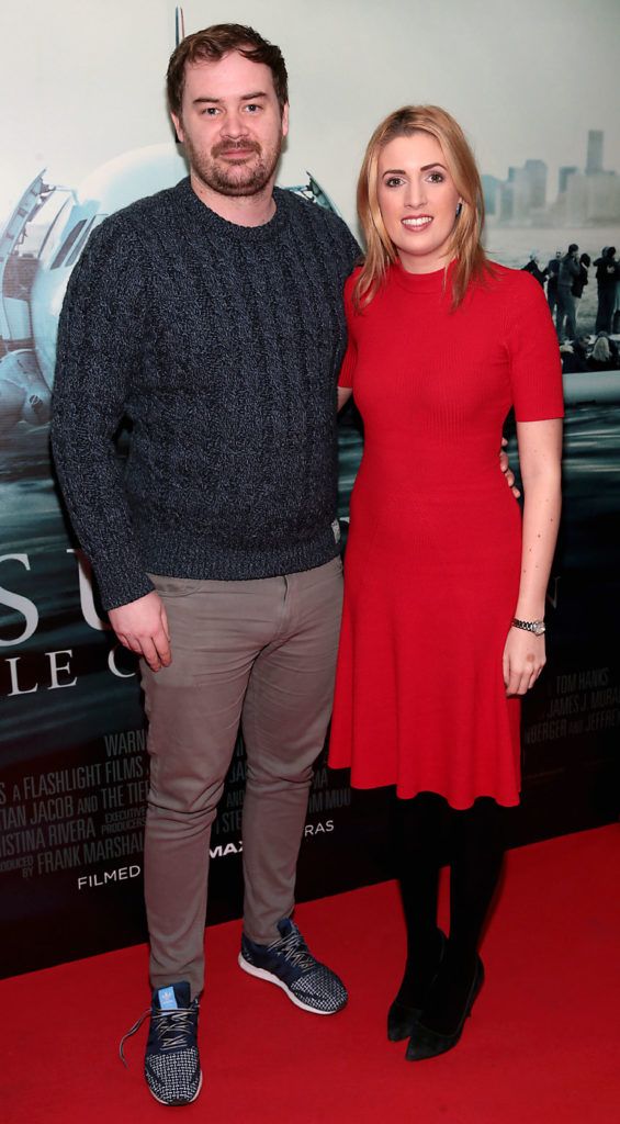 Cormac Moore and Therese Ryan at the special preview screening of Sully-Miracle on the Hudson at Cineworld, Dublin (Picture: Brian McEvoy).