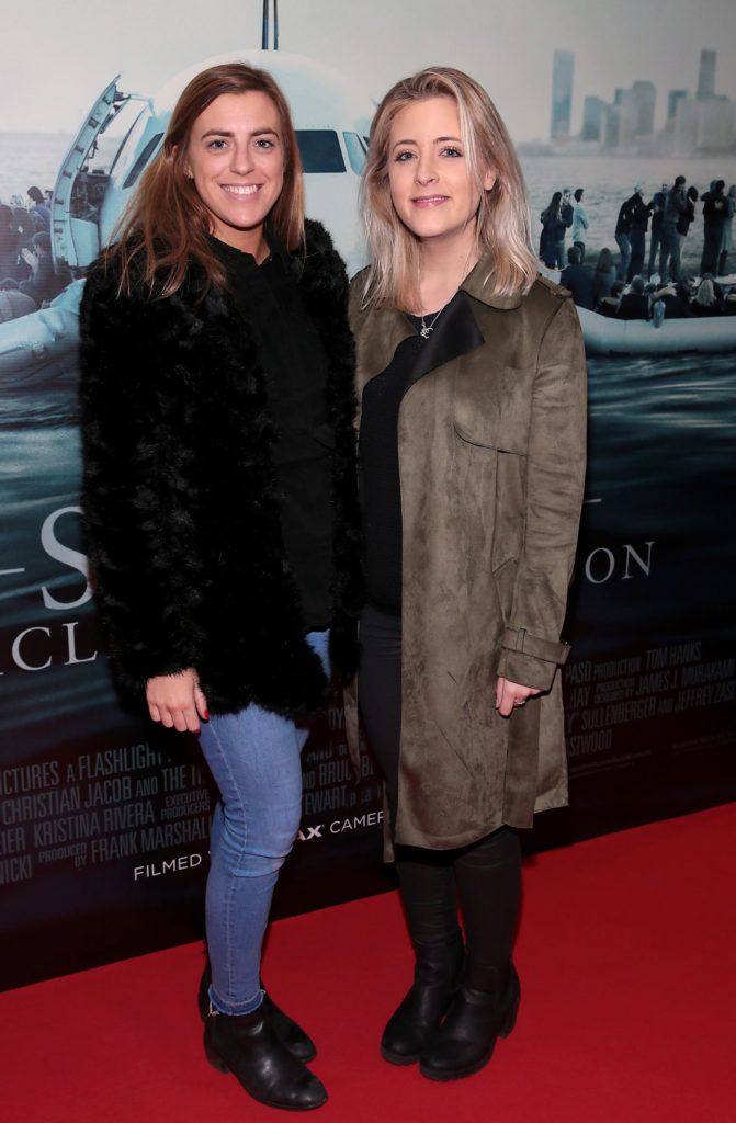 Susan Ryan and Cat Doyle at the special preview screening of Sully-Miracle on the Hudson at Cineworld, Dublin (Picture: Brian McEvoy).