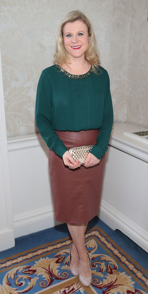Nuala Carey at the Cari Charity Christmas lunch at the Shelbourne Hotel, Dublin (Picture Brian McEvoy).