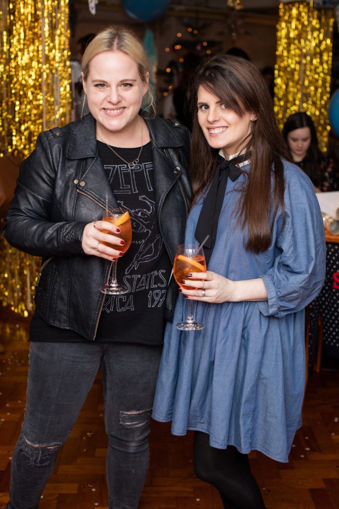 Lili Forberg and Sooby Lynch pictured celebrating the Penneys Liffey Valley launch which opens Tuesday Dec 6th. Photo: Anthony Woods.
