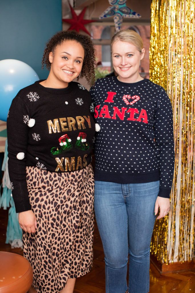 Claudia Gocoul and Lorna Weightman pictured celebrating the Penneys Liffey Valley launch which opens Tuesday Dec 6th. Photo: Anthony Woods.