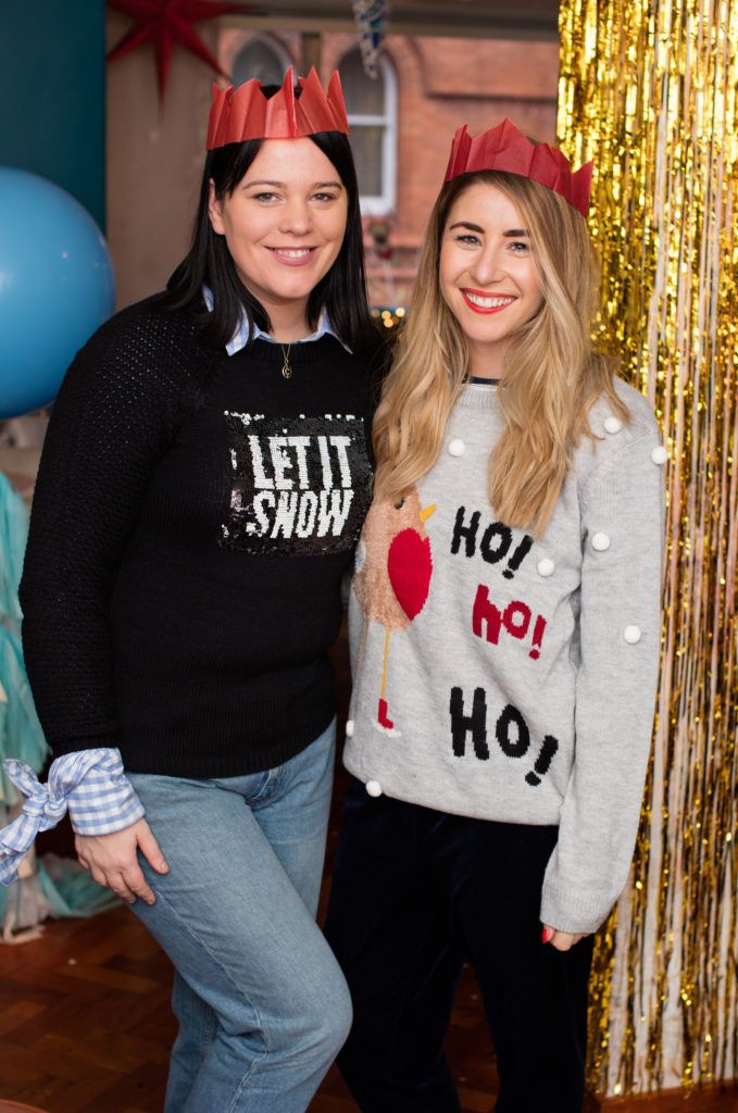 Corina Gaffey and Stephanie Game pictured celebrating the Penneys Liffey Valley launch which opens Tuesday Dec 6th. Photo: Anthony Woods.