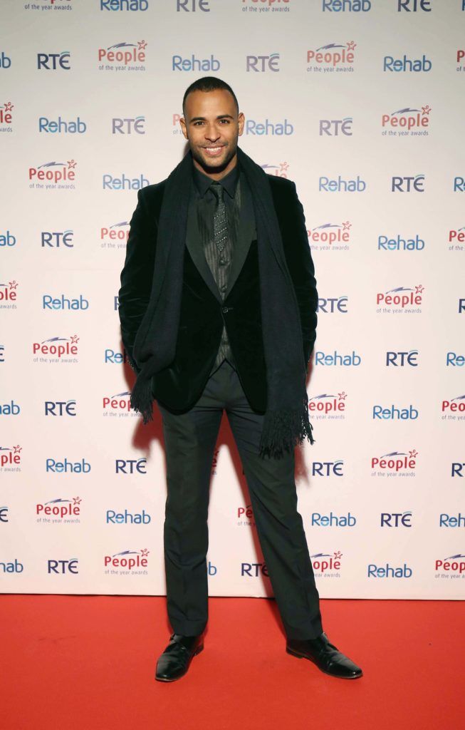 Kamal Ibrahim, pictured on the red carpet prior to the start of the 2016 Rehab People of the Year Awards held in the CityWest Hotel. Pic. Robbie Reynolds