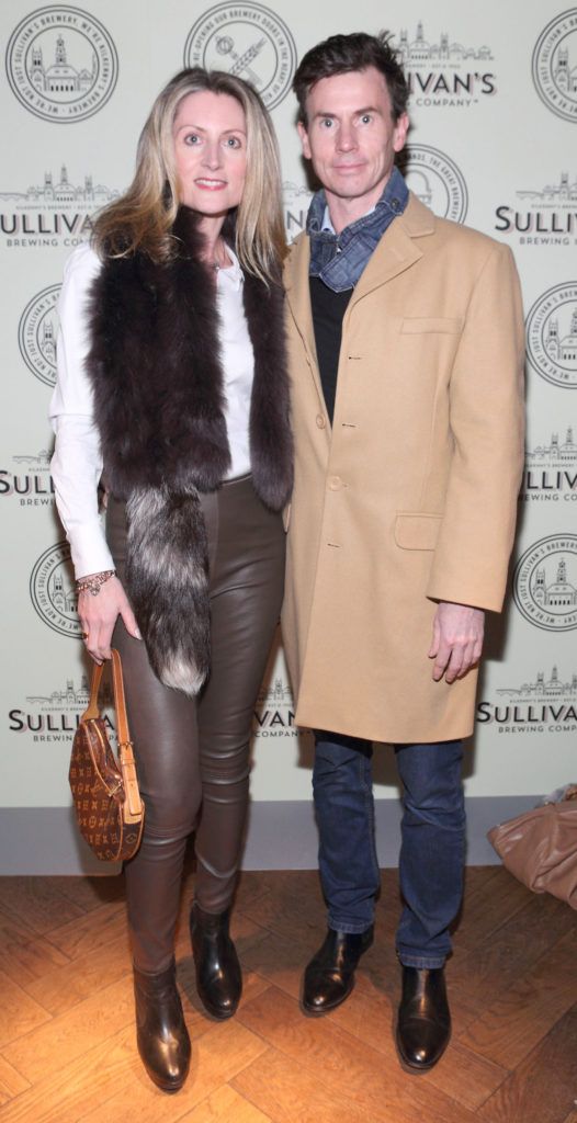 Niamh Devine and Conor Devine at the Dublin launch of Sullivan's Brewing Company at Lemon and Duke, Royal Hibernan Way, Dublin. Picture Brian Mcevoy.