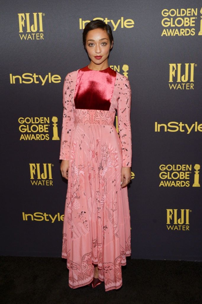 Ruth Negga arrives at the Hollywood Foreign Press Association and InStyle celebrate the 2017 Golden Globe Award Season at Catch LA on November 10, 2016 in West Hollywood, California.  (Photo by Matt Winkelmeyer/Getty Images)