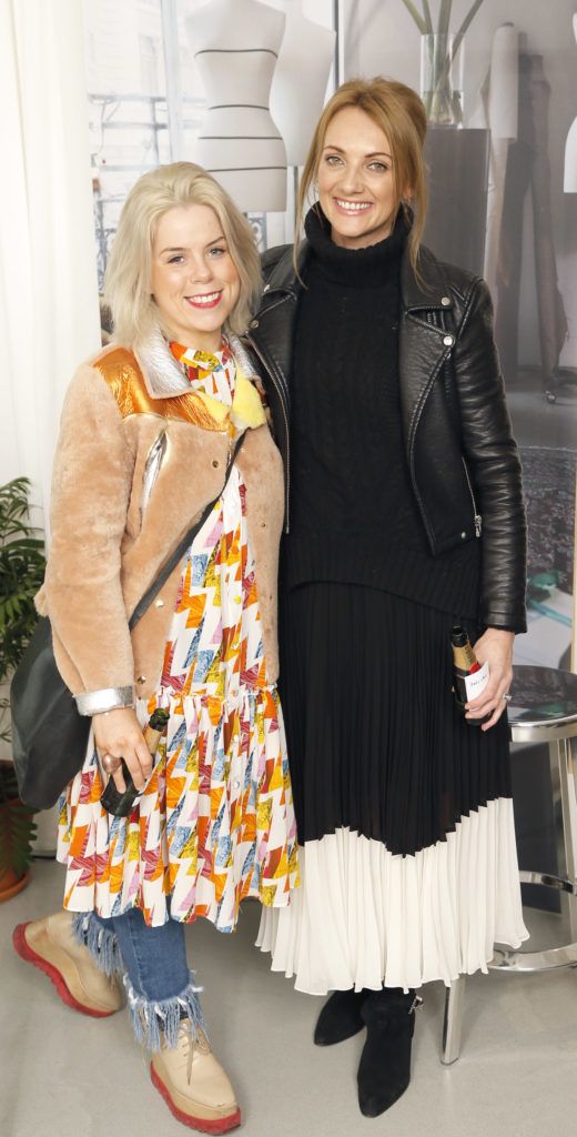 Grace Moore and Ingrid Hoey at the opening of and Other Stories Grafton Street Dublin-photo Kieran Harnett