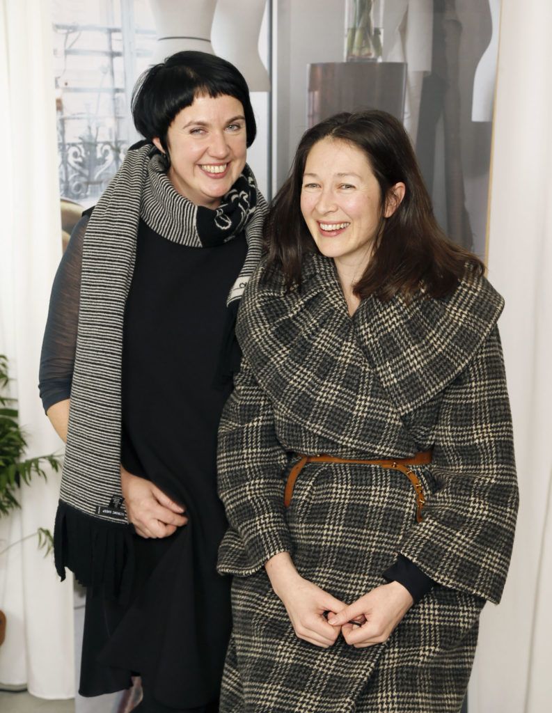 Angela O'Kelly and Natalie Coleman at the opening of and Other Stories Grafton Street Dublin-photo Kieran Harnett