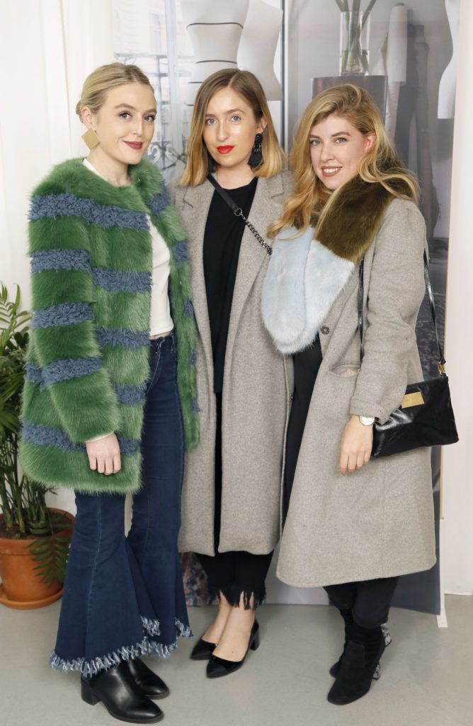 Anna Nuding, Emma Nolan and Laura Peel at the opening of and Other Stories Grafton Street Dublin-photo Kieran Harnett