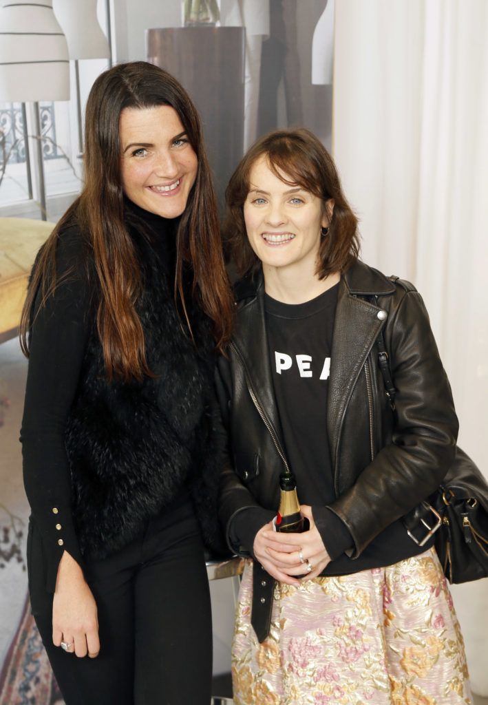 Dee Breen and Aisling Farinella at the opening of and Other Stories Grafton Street Dublin-photo Kieran Harnett