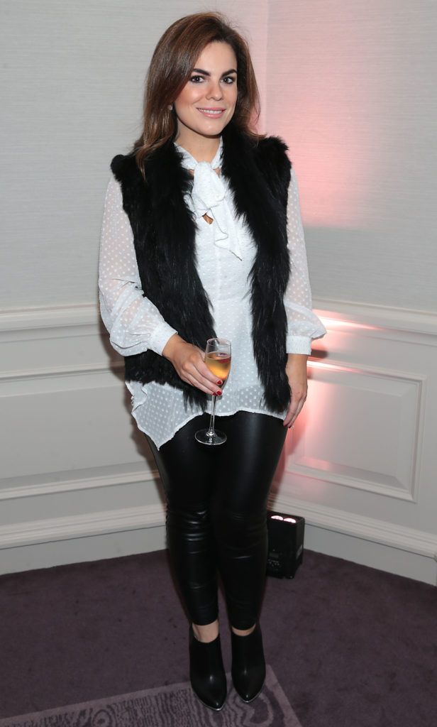 Avila Lipsett at the Lancome Christmas Celebration at the Westbury Hotel, Dublin (Pictures: Brian McEvoy).