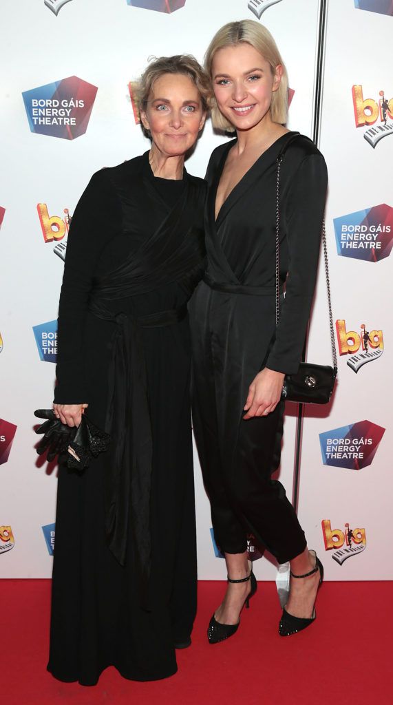 Zane Sutra and Theodora Sutra at the European premiere of BIG the Musical at the Bord Gais Energy Theatre, Dublin (Picture: Brian McEvoy).