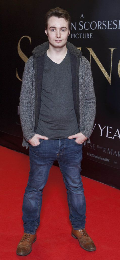 Colm OHalloran at the Irish premiere screening of Martin Scorsese's film Silence at the Savoy Cinema Dublin. Picture Patrick O Leary