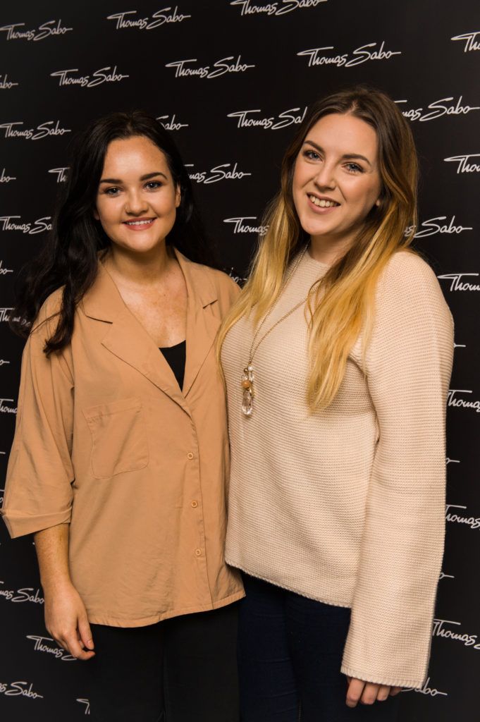 Rachel Verschoyle and Megan Kessie pictured at the Thomas Sabo Spring Summer 2017 collection presentation at The Westbury Hotel, Grafton St on Tuesday 13th Dec. 2016. Photo by Kevin Mcfeely
