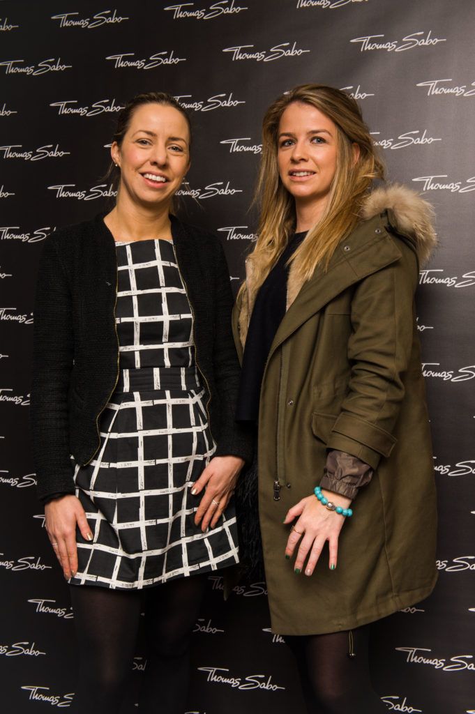 Lisa Freeman and Lucinda Andrews pictured at the Thomas Sabo Spring Summer 2017 collection presentation at The Westbury Hotel, Grafton St on Tuesday 13th Dec. 2016. Photo by Kevin Mcfeely