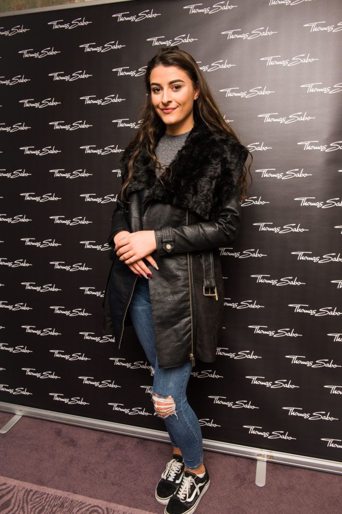 Katie D'Arcy pictured at the Thomas Sabo Spring Summer 2017 collection presentation at The Westbury Hotel, Grafton St on Tuesday 13th Dec. 2016. Photo by Kevin Mcfeely
