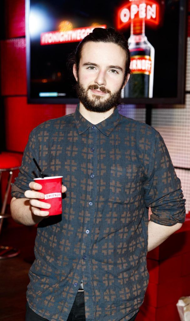 Eoin O'Regan pictured at the Smirnoff 'We're Open' event in Panti Bar in Dublin, hosted by Panti Bliss. Picture Andres Poveda