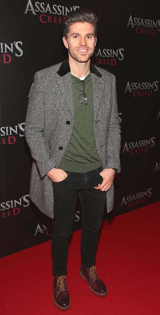 Darren Kennedy pictured at the special preview screening of Assassin's Creed at the Savoy Cinema Dublin (Picture Brian McEvoy).