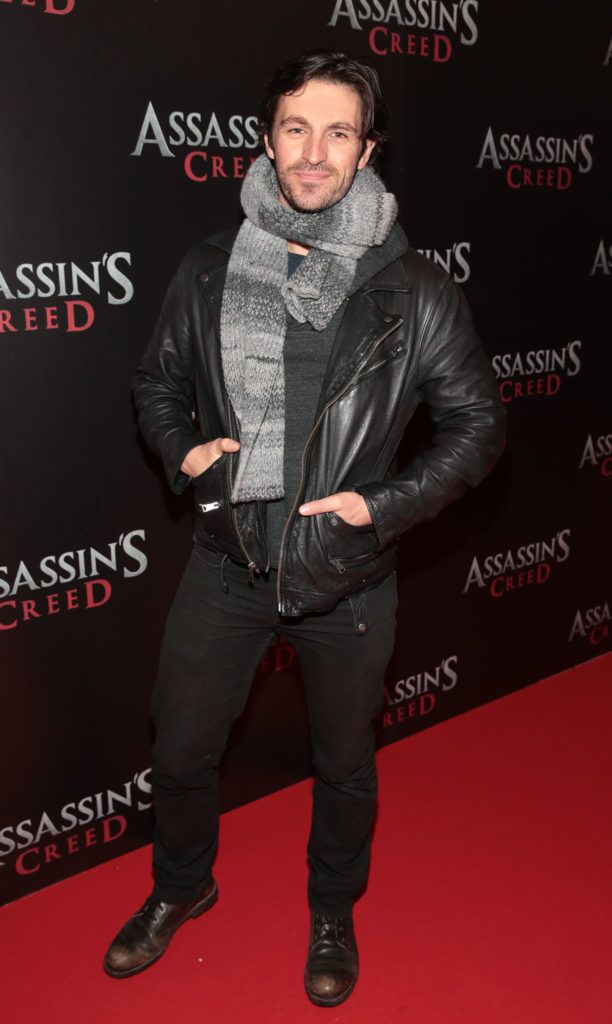 Eoin Macken pictured at the special preview screening of Assassin's Creed at the Savoy Cinema Dublin (Picture Brian McEvoy).