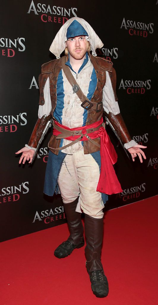 Stephen Lynch pictured at the special preview screening of Assassin's Creed at the Savoy Cinema Dublin (Picture Brian McEvoy).