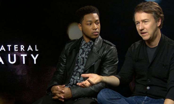 Beaut.ie Editor Andrea Kissane meets Edward Norton and Jacob Latimore to discuss Collateral Beauty