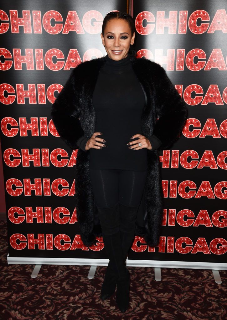 Mel B returns to Broadway's "Chicago" at Sardi's on December 21, 2016 in New York City.  (Photo by Nicholas Hunt/Getty Images)
