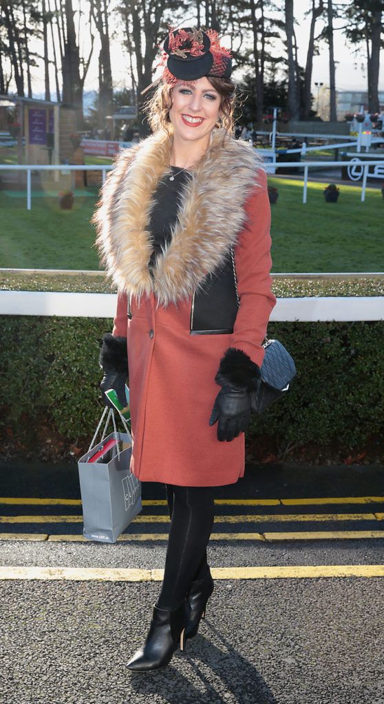 Aine Bergin from Kilkenny at 'The Cliff at Lyons Style Stakes' at the Leopardstown Christmas Racing Festival on 28/12/2016 (Pictures: Brian McEvoy)