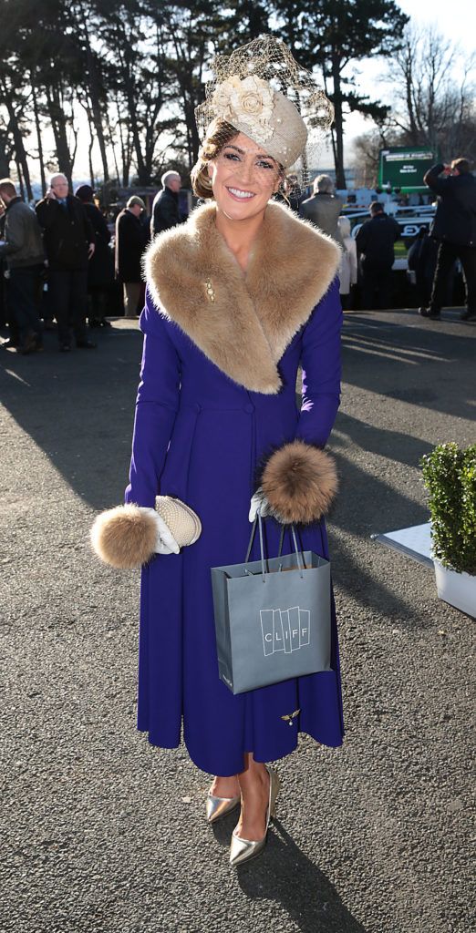 Rebecca Rose Quigley from Monaghan at 'The Cliff at Lyons Style Stakes' at the Leopardstown Christmas Racing Festival on 28/12/2016 (Pictures: Brian McEvoy)