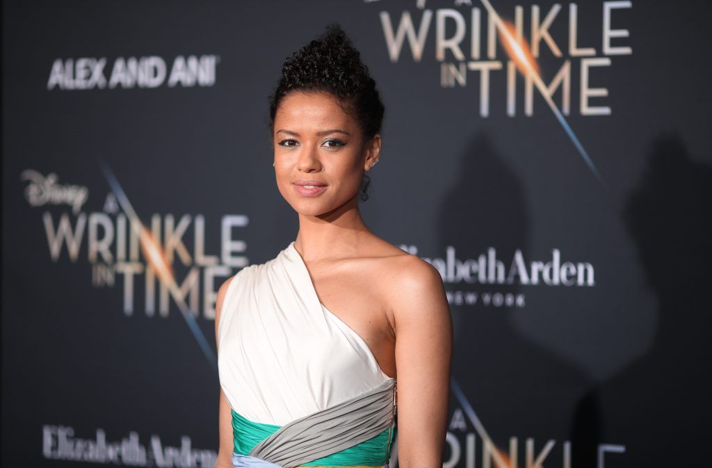 Gugu Mbatha-Raw attends the premiere of Disney's "A Wrinkle In Time" at the El Capitan Theatre on February 26, 2018 in Los Angeles, California.  (Photo by Christopher Polk/Getty Images)