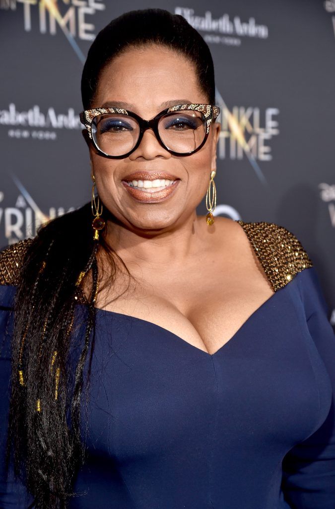 Actor Oprah Winfrey arrives at the world premiere of Disney?s 'A Wrinkle in Time' at the El Capitan Theatre in Hollywood CA, Feburary 26, 2018.  (Photo by Alberto E. Rodriguez/Getty Images for Disney)