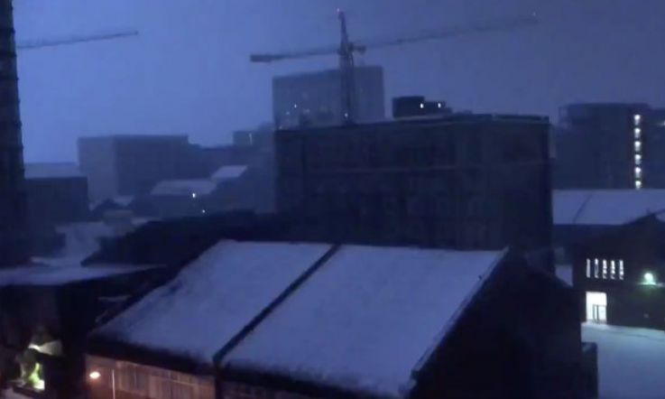 Watch the dramatic moment the power went out in Dublin during Storm Emma