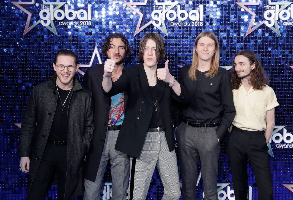 Blossoms attend The Global Awards 2018 at Eventim Apollo, Hammersmith on March 1, 2018 in London, England.  (Photo by John Phillips/John Phillips/Getty Images)