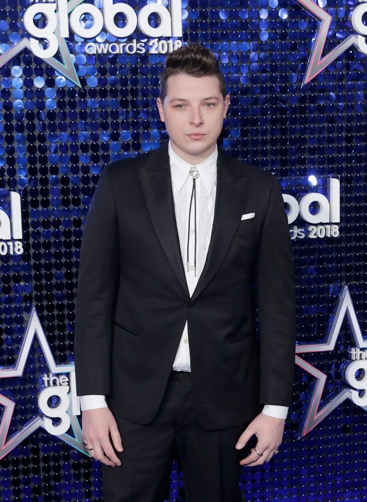 John Newman attends The Global Awards 2018 at Eventim Apollo, Hammersmith on March 1, 2018 in London, England.  (Photo by John Phillips/John Phillips/Getty Images)
