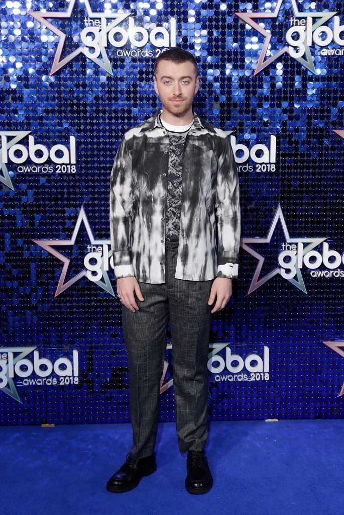 Sam Smith attends The Global Awards 2018 at Eventim Apollo, Hammersmith on March 1, 2018 in London, England.  (Photo by John Phillips/John Phillips/Getty Images)