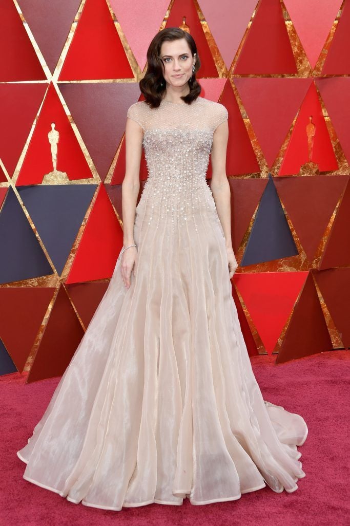 HOLLYWOOD, CA - MARCH 04:  Allison Williams attends the 90th Annual Academy Awards at Hollywood & Highland Center on March 4, 2018 in Hollywood, California.  (Photo by Neilson Barnard/Getty Images)