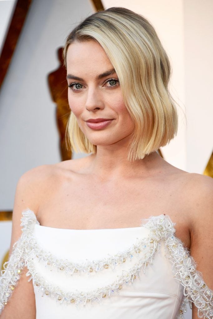 HOLLYWOOD, CA - MARCH 04: Margot Robbie attends the 90th Annual Academy Awards at Hollywood & Highland Center on March 4, 2018 in Hollywood, California.  (Photo by Frazer Harrison/Getty Images)
