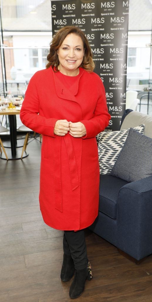 Norah Casey at the M&S International Women's Day Breakfast held at the restaurant of their Grafton Street Store. Photo Kieran Harnett