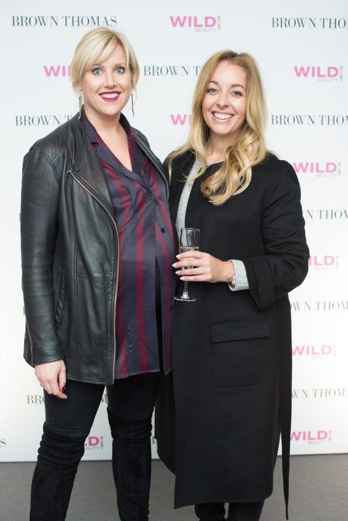 Rebecca Queally & Sara Davidson pictured at the Brown Thomas Style Masterclass with Courtney Smith on March 7th 2018. Photo: Anthony Woods