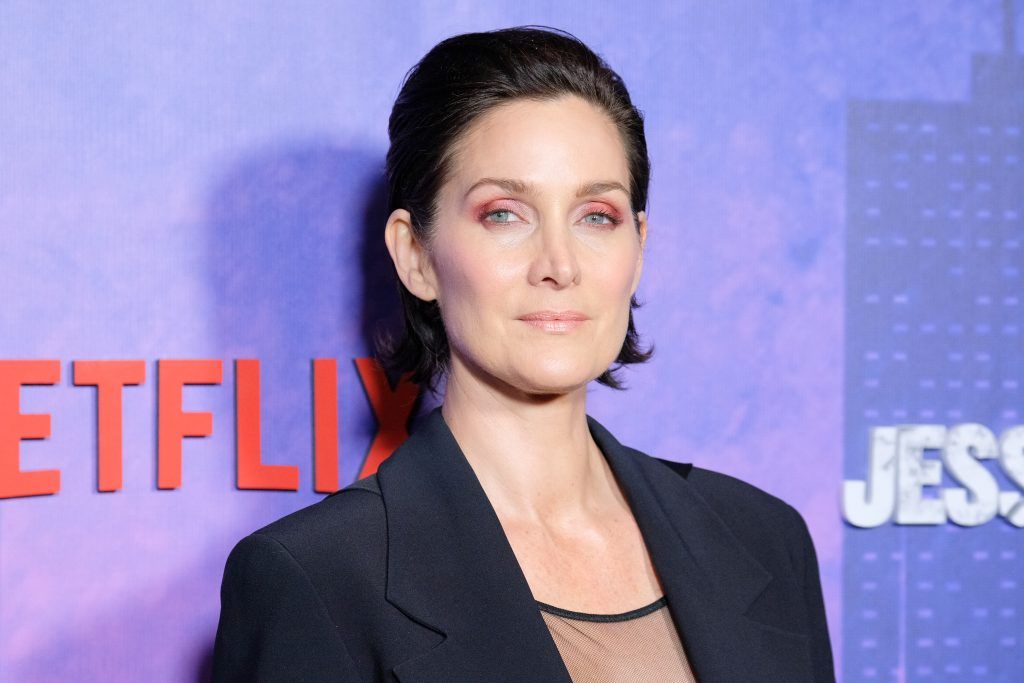 Actress Carrie-Anne Moss attends the "Jessica Jones" Season 2 New York Premiere at AMC Loews Lincoln Square on March 7, 2018 in New York City.  (Photo by Matthew Eisman/Getty Images)