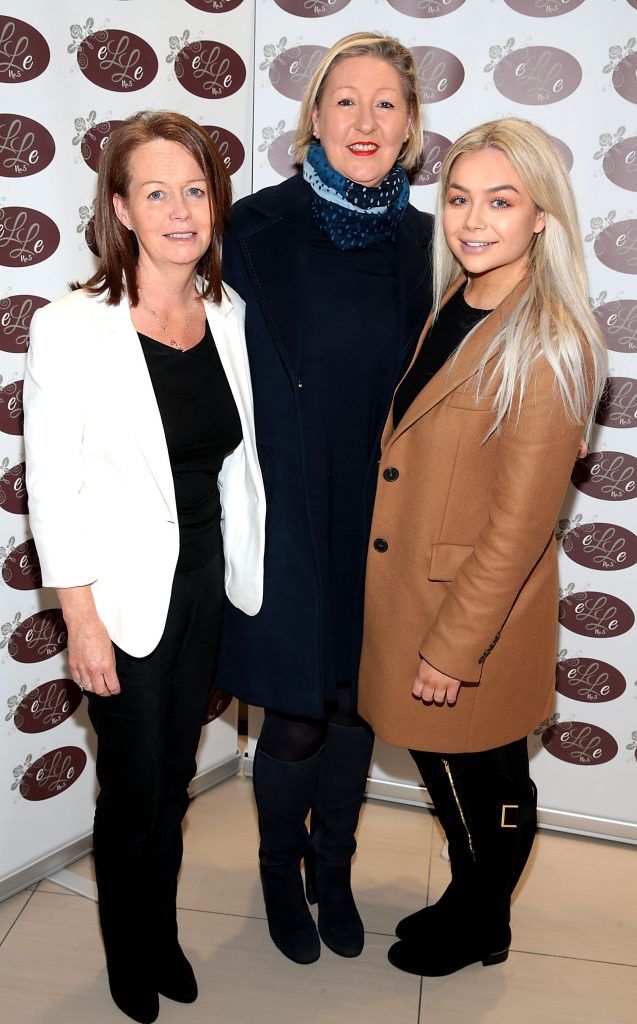 Rosana Petticrew, EileenWard and Ellen Petticrew pictured celebrating 3 years of Elle No 5 Beauty in Celbridge, Co Kildare. Photo by Brian McEvoy