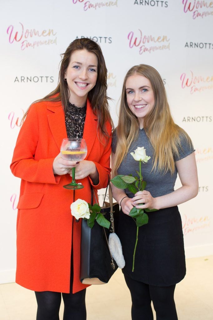 Cora Lanigan & Samantha Owens pictured attending the Arnotts Women Empowered Event. Photo: Anthony Woods