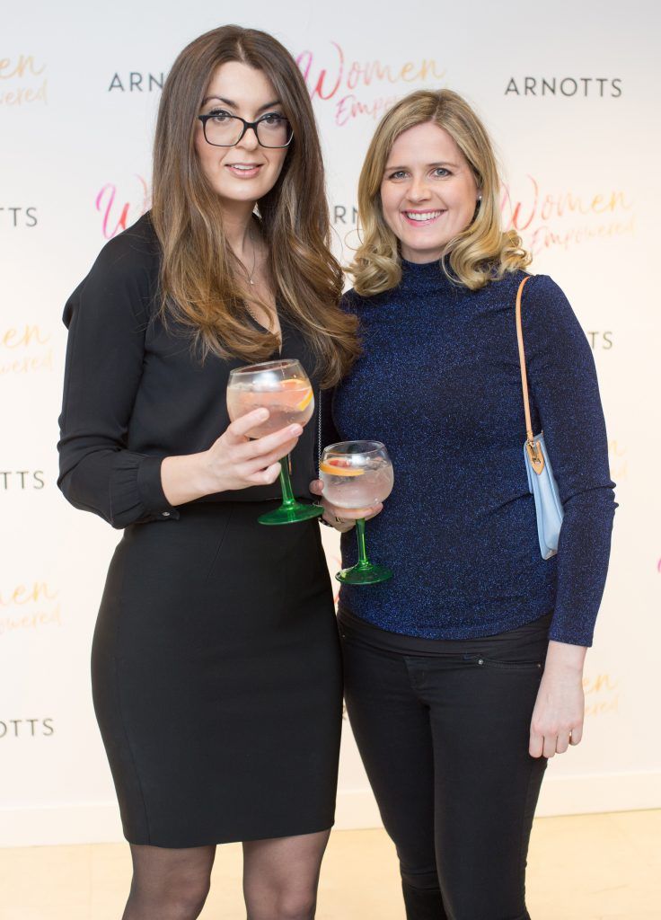 Daria Sochacka & Kathrin Coleman pictured attending the Arnotts Women Empowered Event. Photo: Anthony Woods