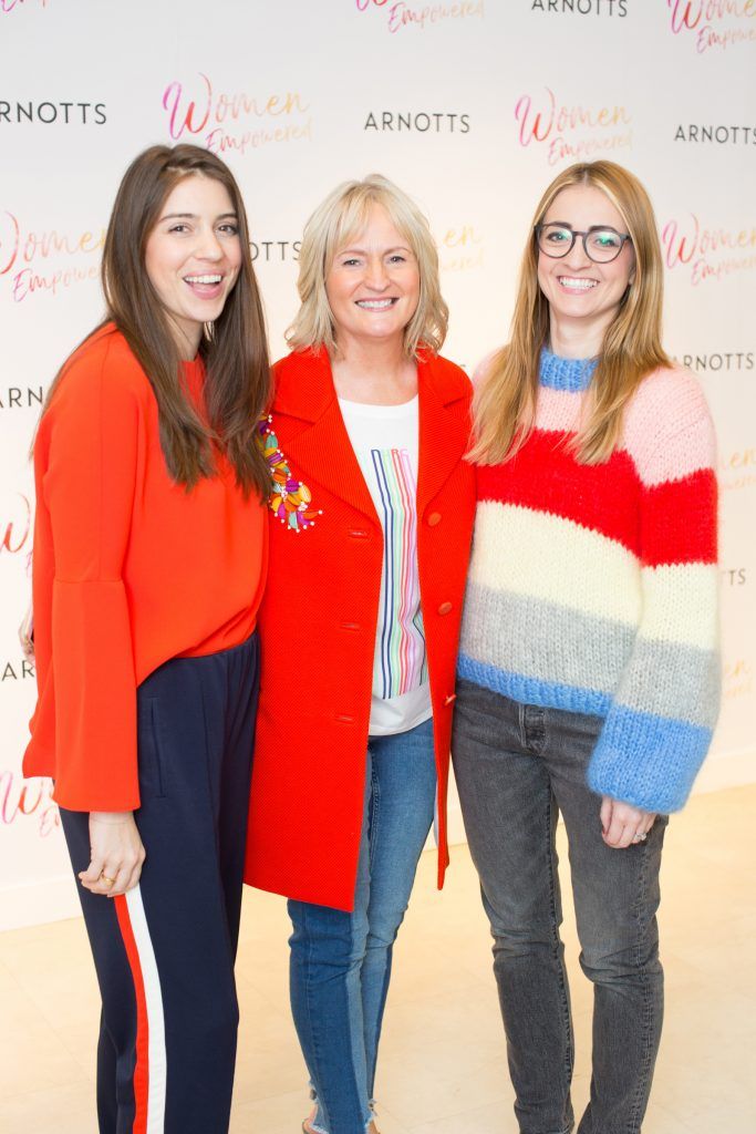 Kelli Dryden Ryan. Mary Claffey & Alison Saly pictured attending the Arnotts Women Empowered Event. Photo: Anthony Woods