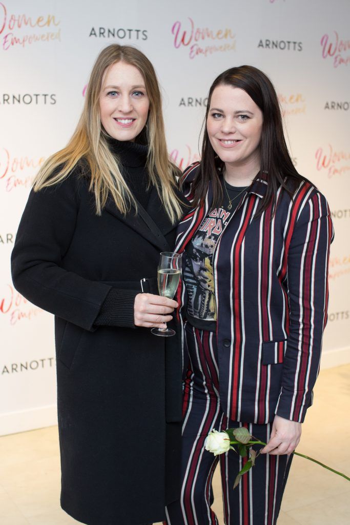 Naomi & Corina Gaffey pictured attending the Arnotts Women Empowered Event. Photo: Anthony Woods