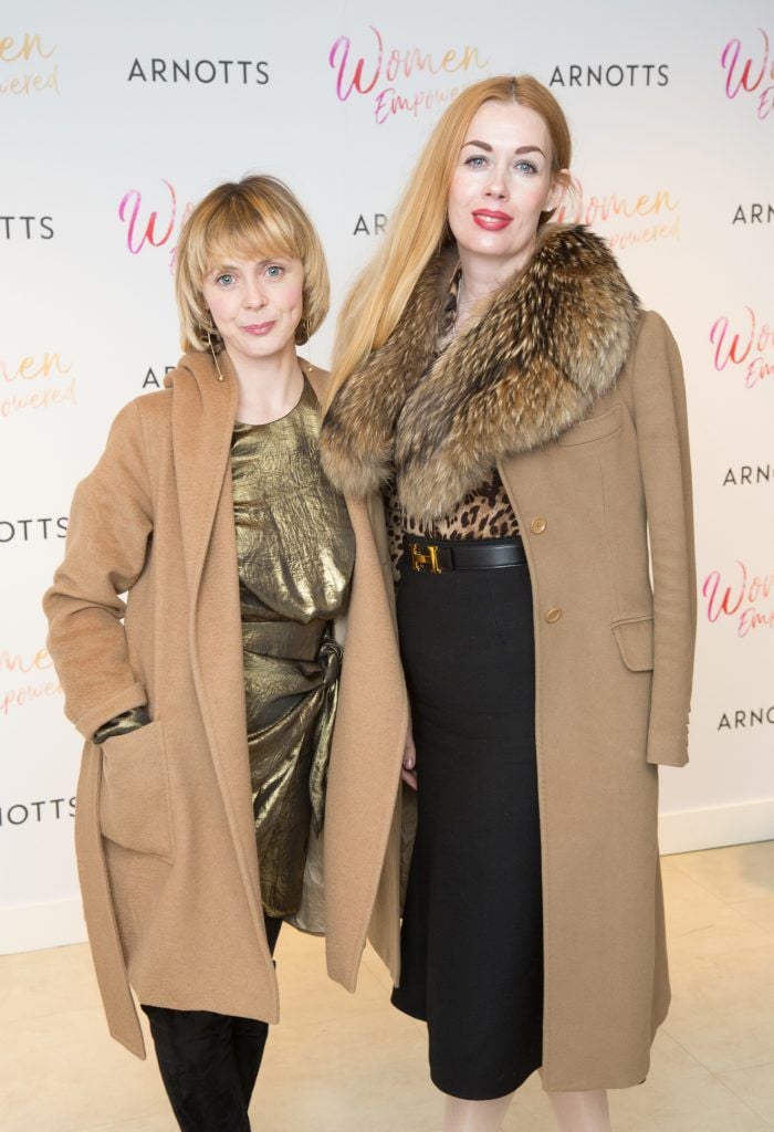 Susan Hourican & Fiona Foy Holland pictured attending the Arnotts Women Empowered Event. Photo: Anthony Woods