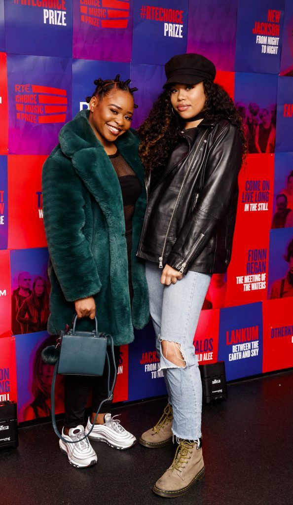 Soulé and Ghaliah Conroy pictured at the RTE Choice Music Prize at Vicar Street, March 8th 2018. Picture by Andres Poveda